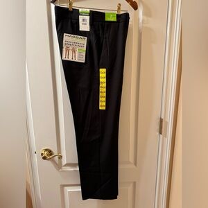 NWT Haggar Black Dress Pants Classic Design